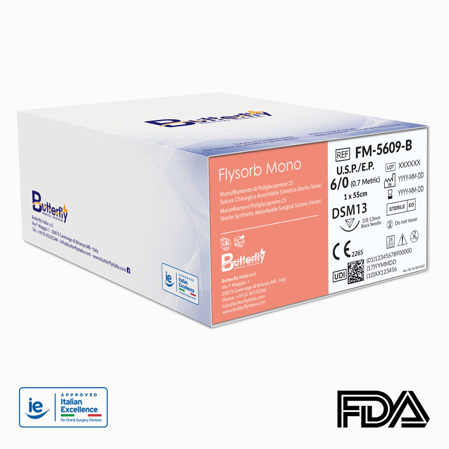 Flysorb Mono sutura riassorbibile monofilamento