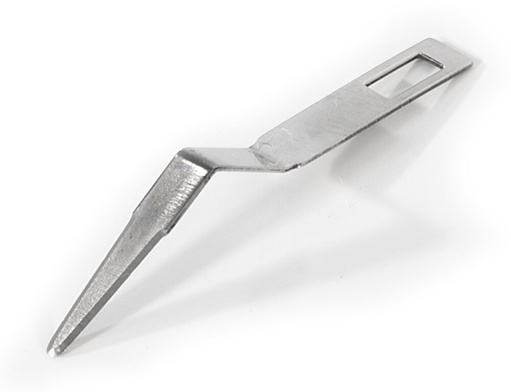 120° angled microblade for vestibular and lingual incisions: 10 pcs.